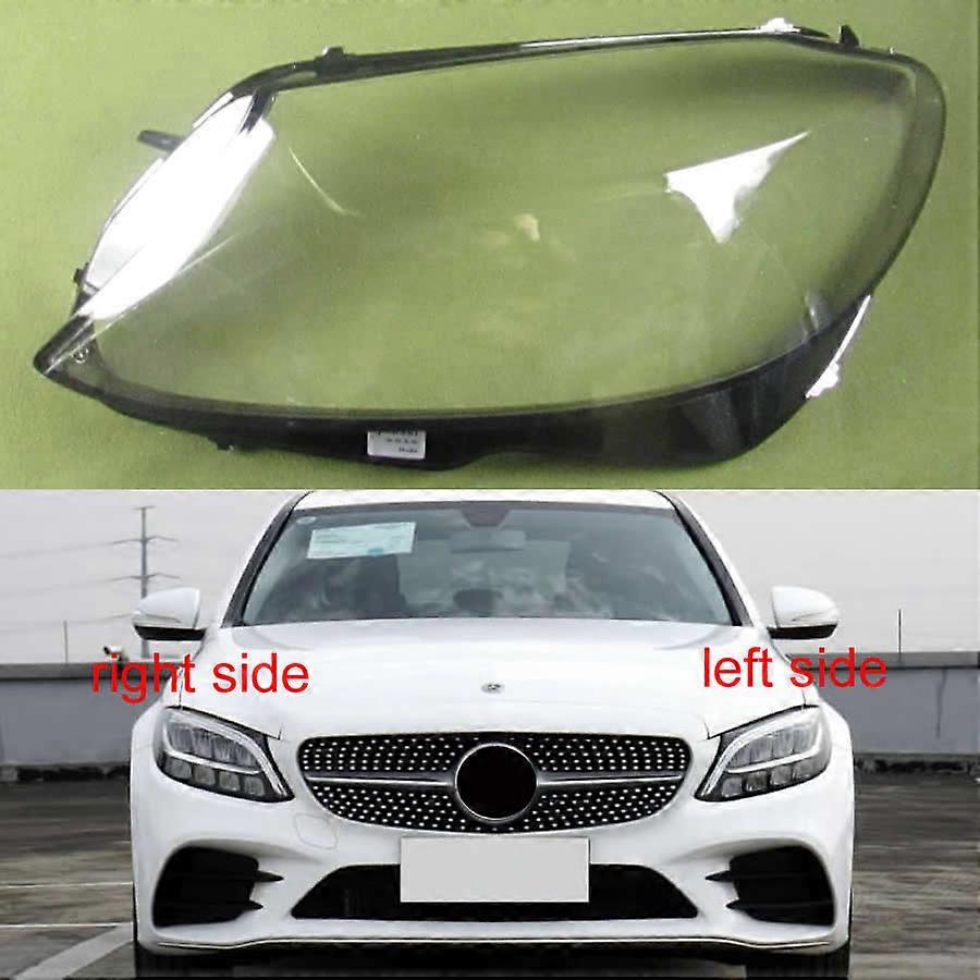 For 2019 2020 Mercedes Benz W205 C180 C200 C260L C280 C300 Headlight Lamp shade Transparent Headlamp Shell Car