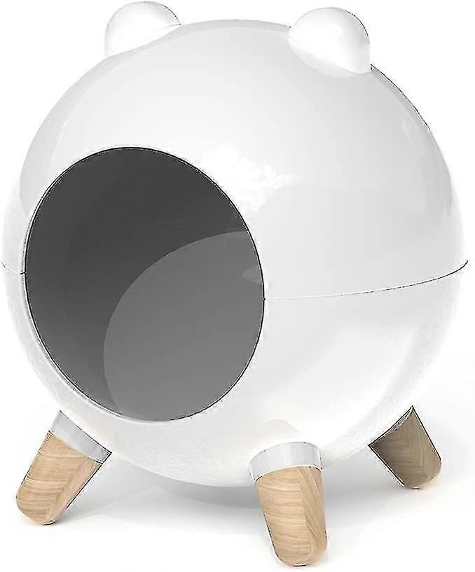 Hamster Hideout, Hamster House, Habitats Decor For Dwarf Hamster (white) 1psc