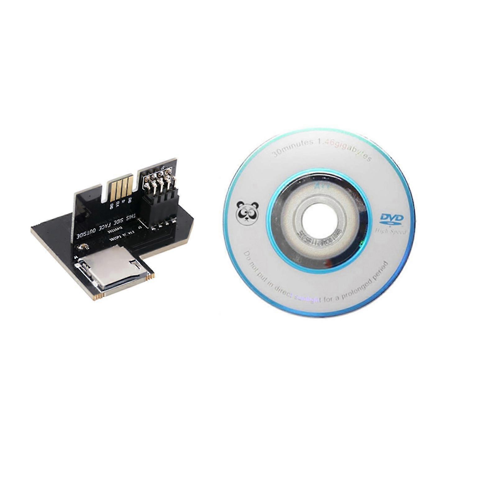 Game Replacement Accessory For Ngc Ntsc Sd2sp2 Micro Sdcard Adapter Disc Dvd