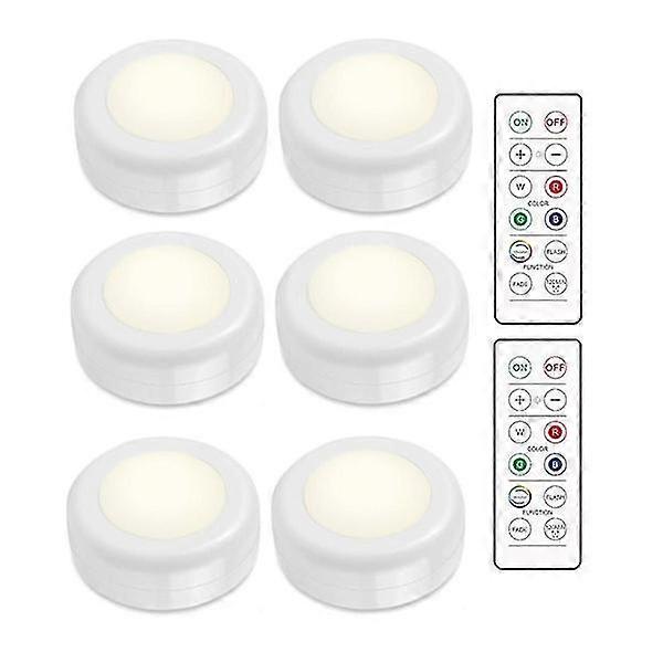 INF LED Spotlights Package - 6 Stylish Lights with 2 Practical Remotes