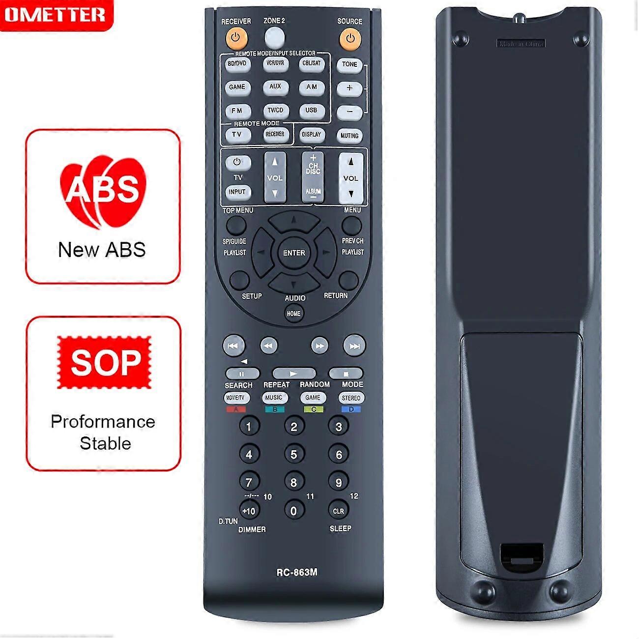 RC863M RC-863M diaľkové ovládanie pre Onkyo HTS5600 HTR2295 HTR592 HT-R2295