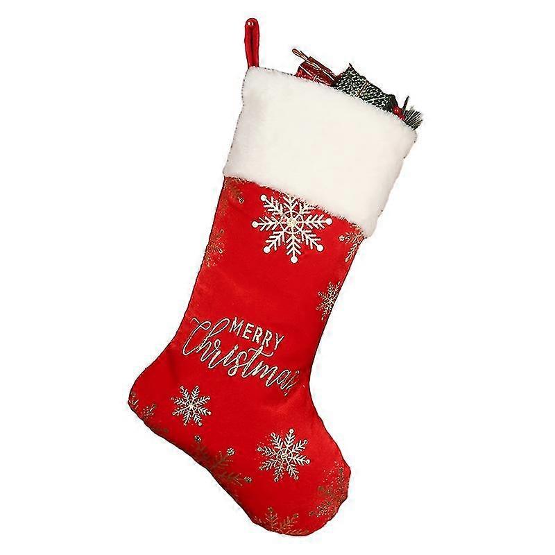 Exquisite Christmas Decorations Christmas Decoration Socks Christmas Socks Embroidery Decorations Christmas Foil Socks Christmas Candy Socks