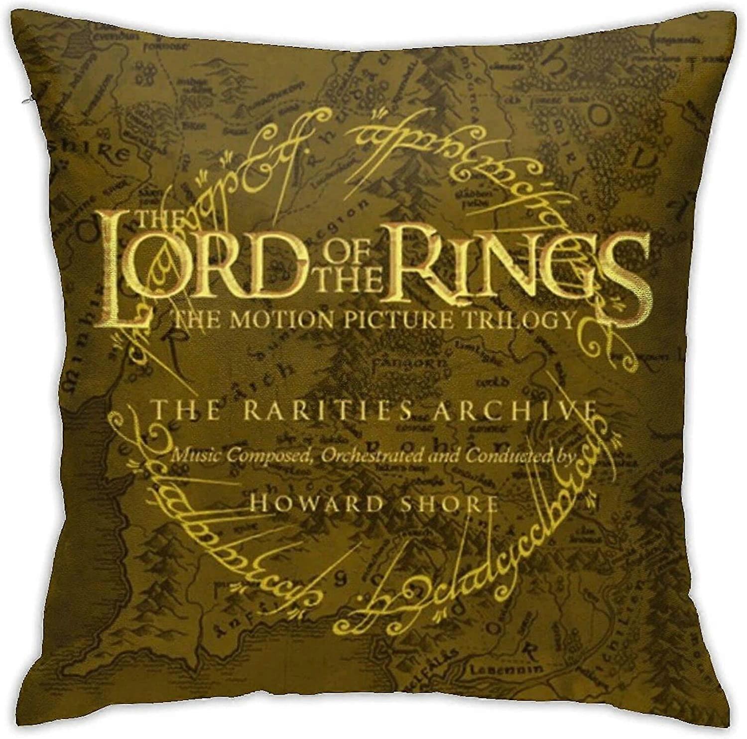 Yüzüklerin Efendisi Yastık Kapakları Moda ve Dayanıklı Kare Atmak Yastık Kılıfı Yumuşak Yastık Kılıfları Rahat Yastık Kılıfı Kanepe S-SYS20074