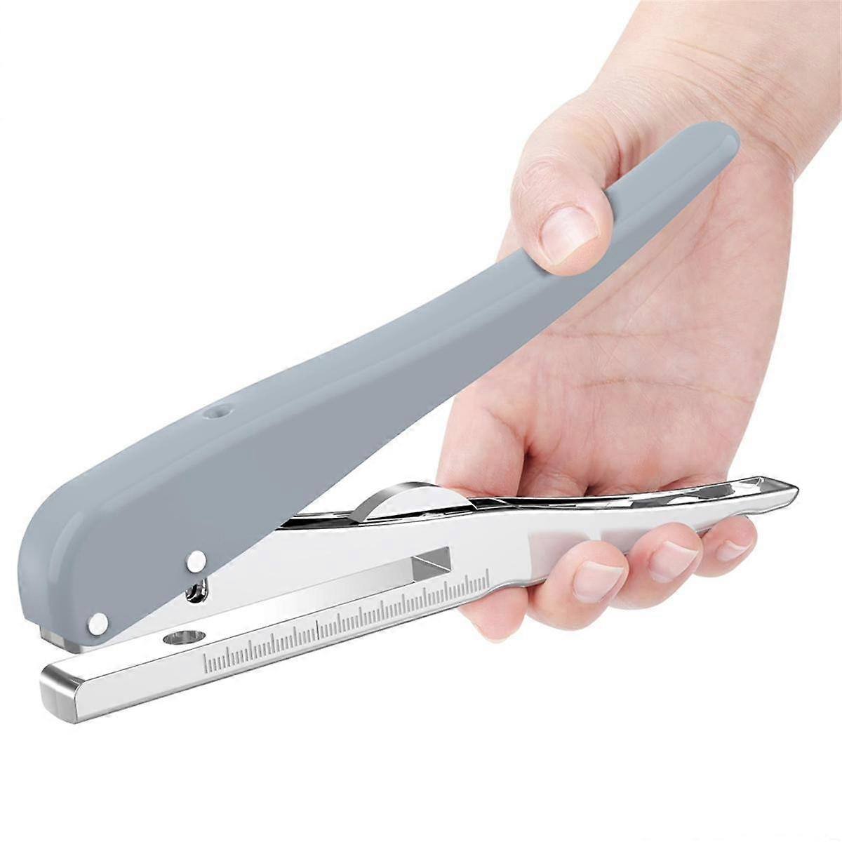 Heavy Duty Single Hole Punch,Hole Puncher 25 Sheets Capacity Paper Punch for Paper ID PVC Cards Scrapbook 3MM