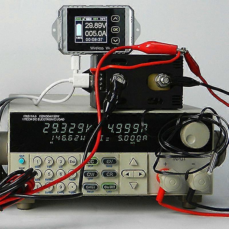Wireless Lcd Digital Multimeter Volt Amp Power Watt Meter Detector Direct Current