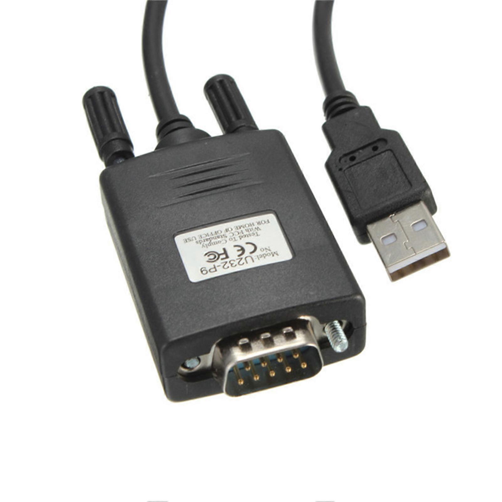 USB to DB9 Adapter Cable Universal Portable Computer Adapter Cable for Laptop Mouse Telephone
