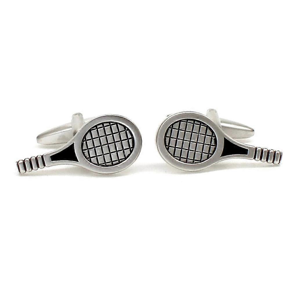 GDesign Premium Quality and Durable Tennis Racquet Design Button Cufflinks