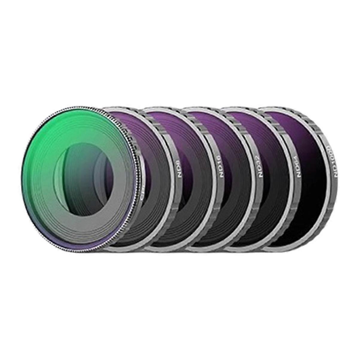 per Action 4 ND CPL Filter Kit Set di lenti CPL ND8/16/32/64/1000 Filtri per Action 4 Action Camera