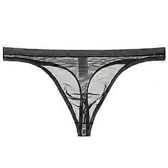 Mannen G-string Doorschijnend Mesh Slim Fit Transparant Dun Antiseptisch Lage taille Pornografisch Mannen onder Tw