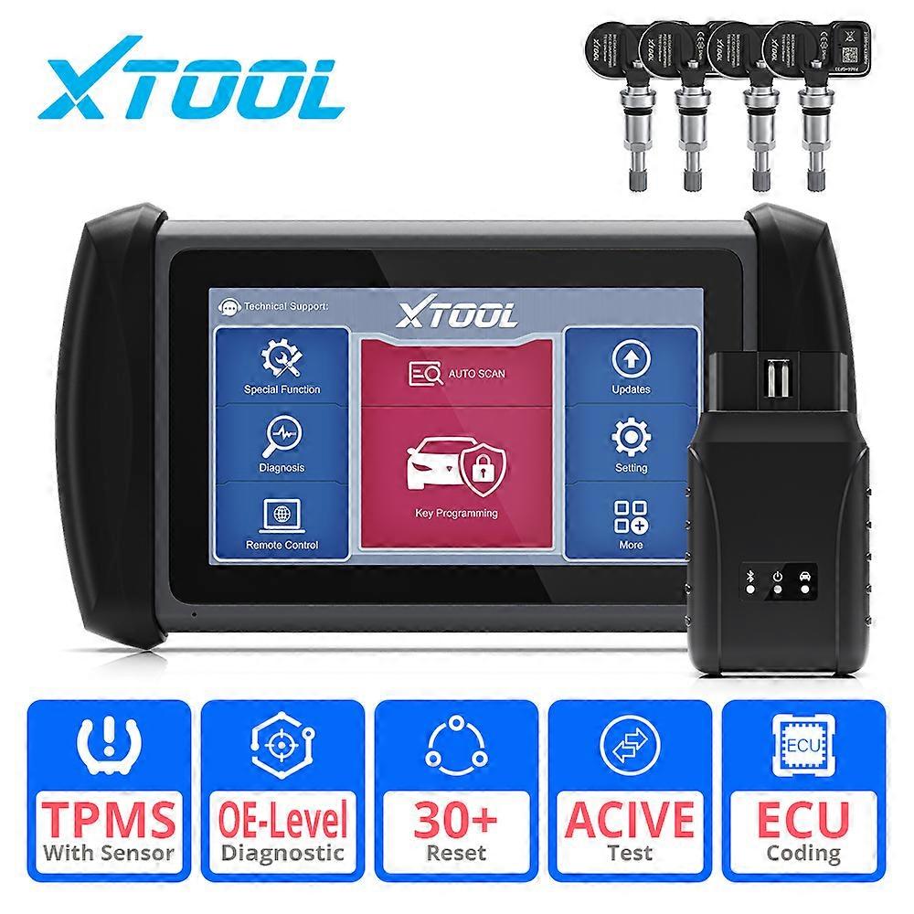 InPlus IP819TS TPMS Programming All Systems Diagnostic Bi-Directional Control 30+ Reset Bluetooth Automotive WIth 4pcTS100