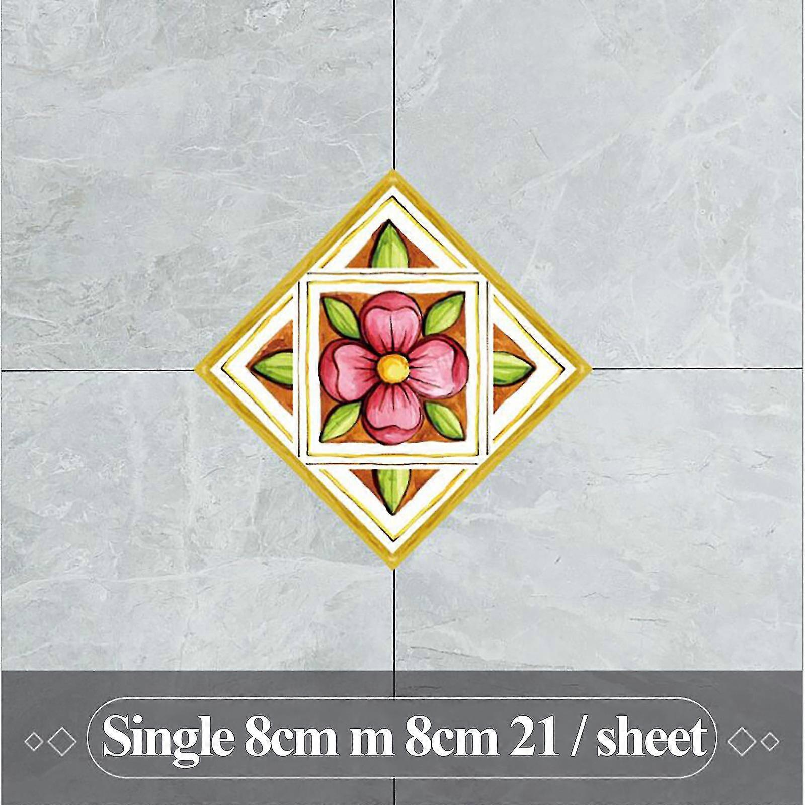 Creative Waterproof Wear Resistant Decorative Floor D Iagonal Sticker
