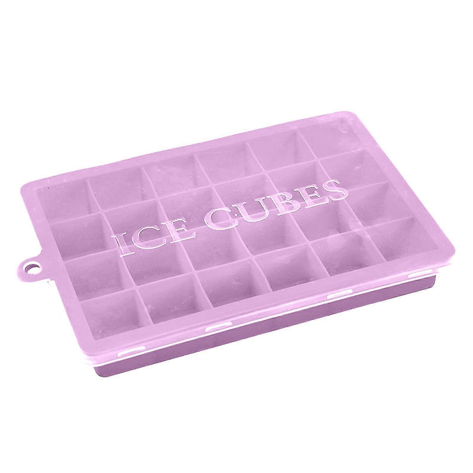 Silicone Ice Maker 24-cube Ice Tray Ice Mold Storage Container