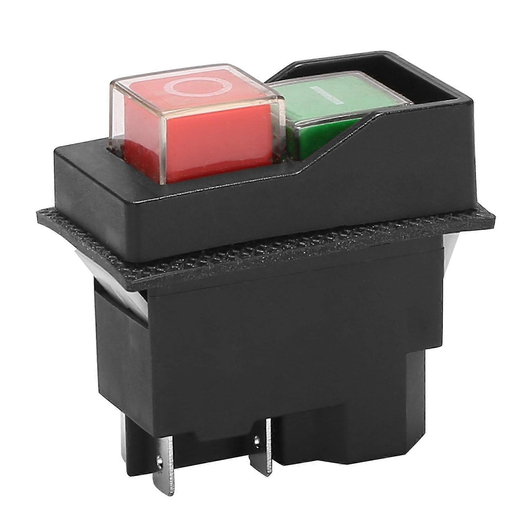 Ip55 Waterproof Button Electromagnetic Switch 4 Pin 16a Electromagnetic Tool Machine Tool Safety Swi