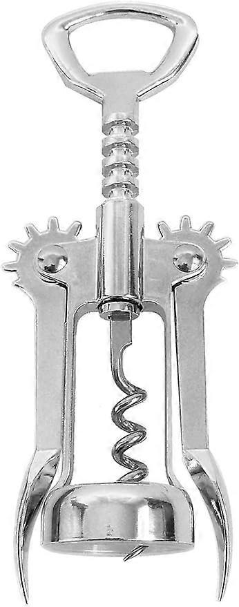 Wing Corkscrew Wine Opener - Premium All-in-one Wine Corkscrew and Bottle Opener - Silver 16*4cm