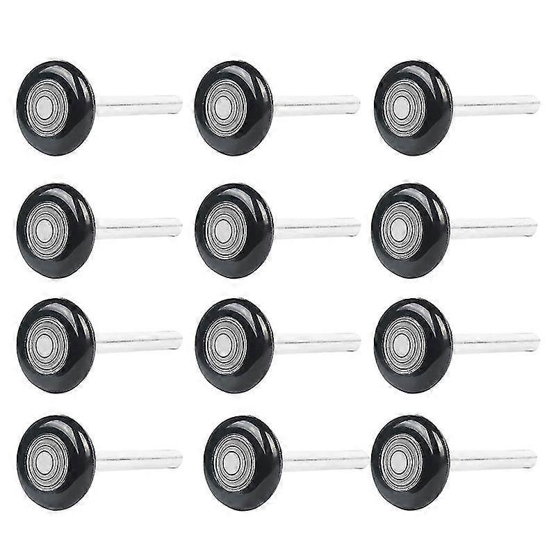 12 Pcs 2 Inch Garage Door Rolle Nylon Garage Door Wheels For Garage Track Replacement With Sealed 6
