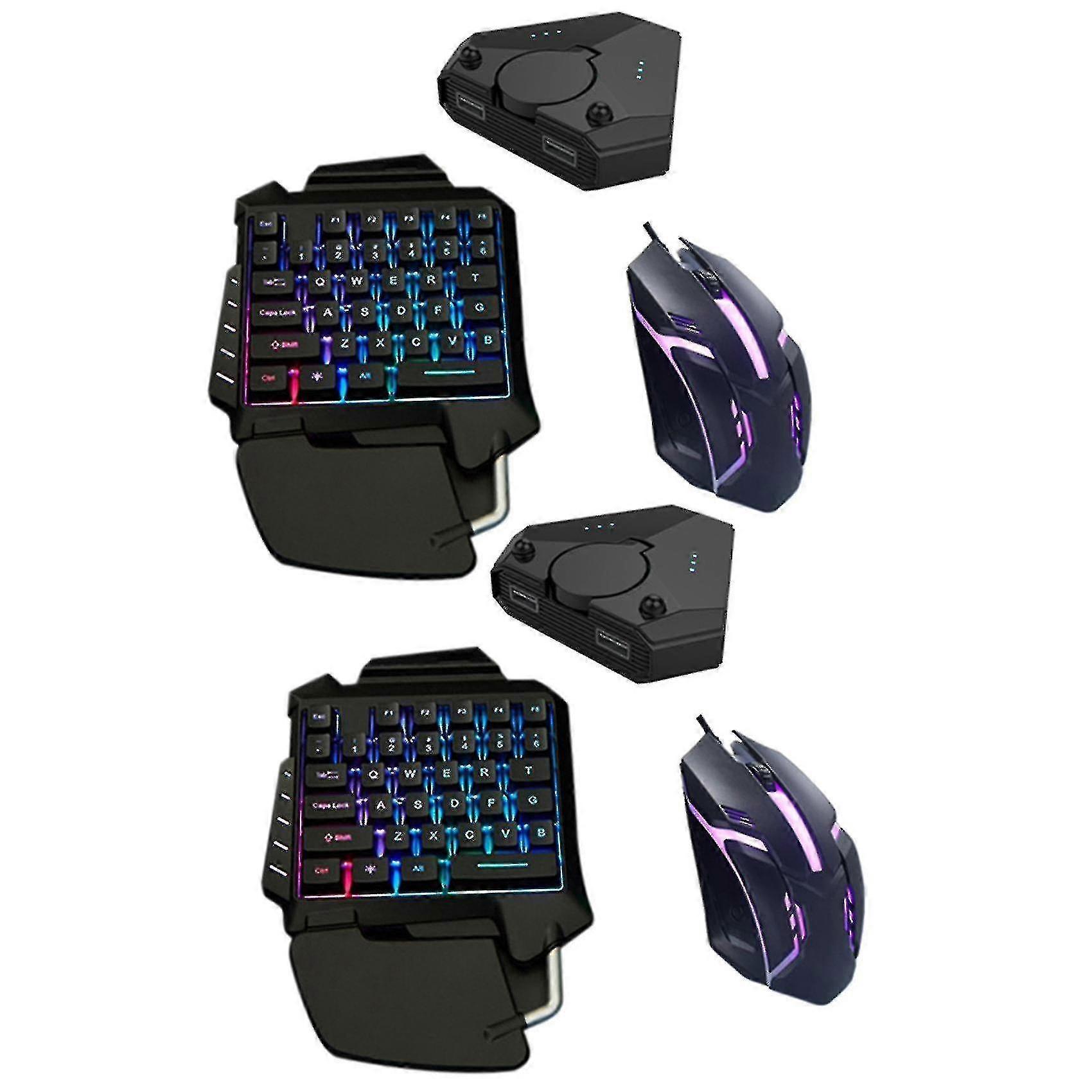 2x Controller für Pubg Gaming Tastatur Maus Konverter Kit Bluetooth 5.0 Mobile Controller für iOS