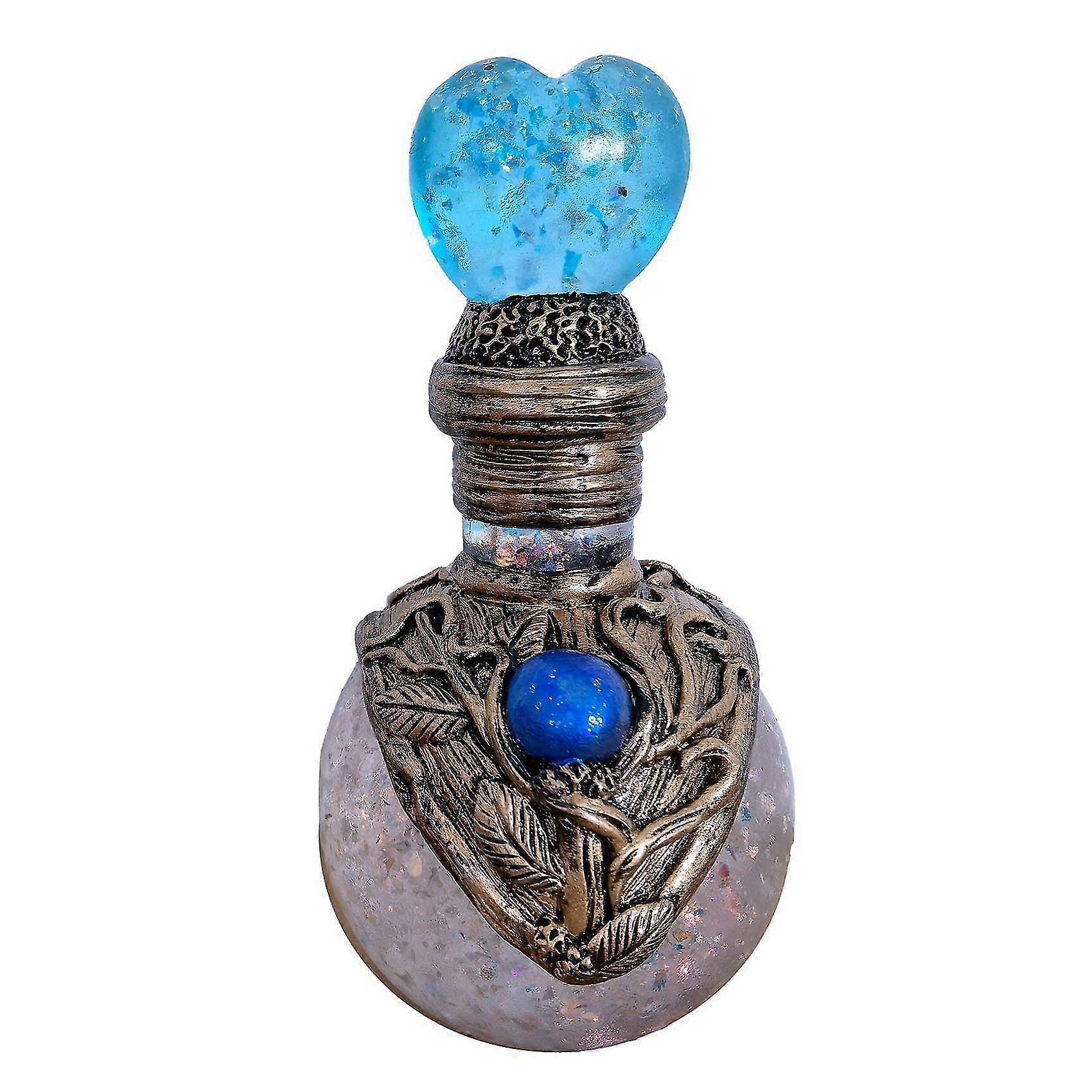 Magic Moon Bottle For Magic Potion Resin Decoration Handmade Crystal Gemstone Wishing Bottles Gifts