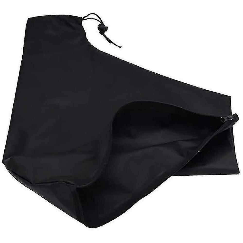 Elektrisk løvblåserpose, vakuummakuleringspose for løvblåser vakuumglidelåspose, svart, 44*35*60cm TKY