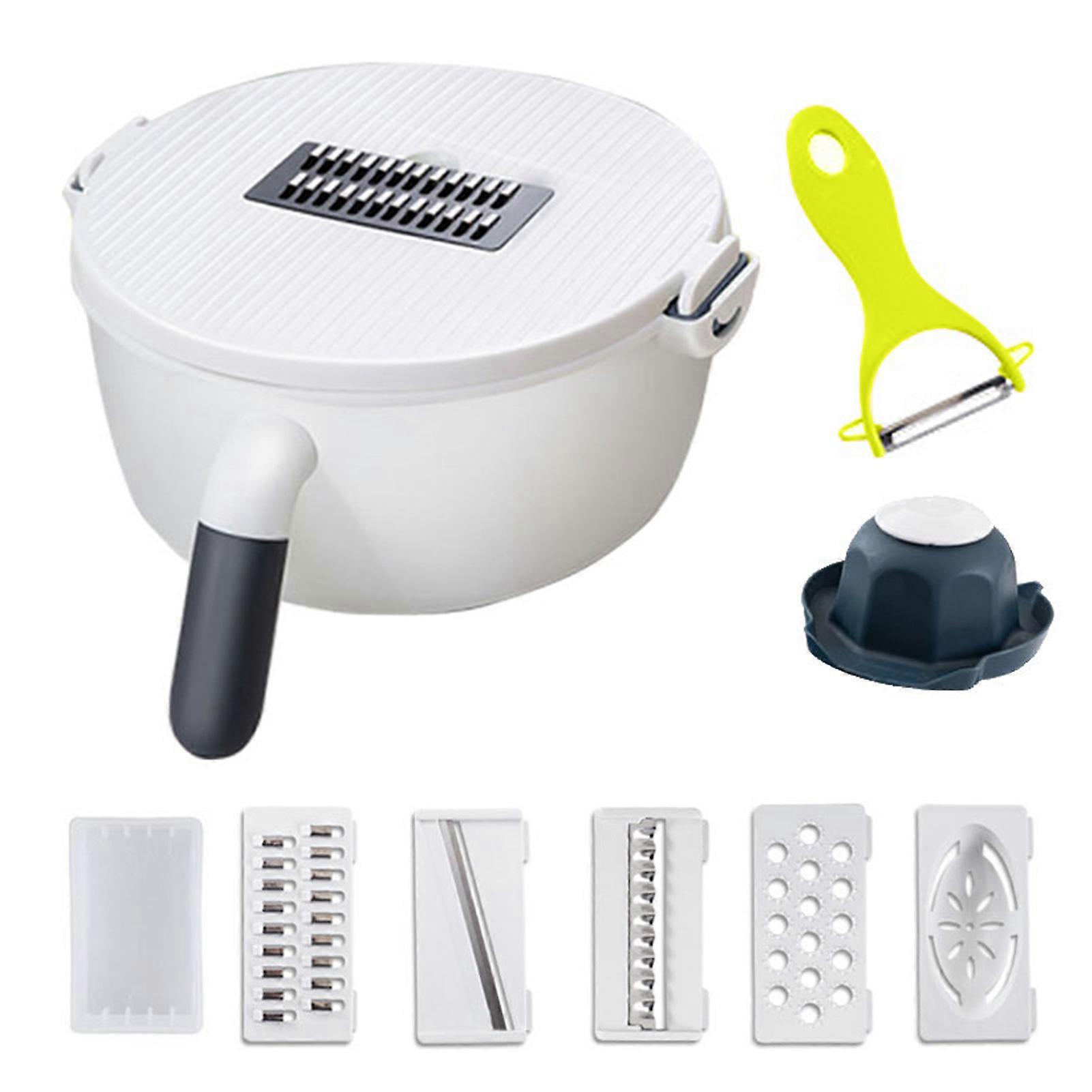 1 Set Vegetable Cutter Manual Multi-functional PP Egg Separator Vegetable Slicer compatible Kitchen kaesi