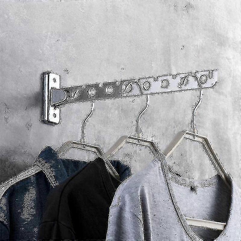 Clothes Rack Clothes Hangers Wall Mounted Hanger Stainless Steel Indoor Space,,8 Holes