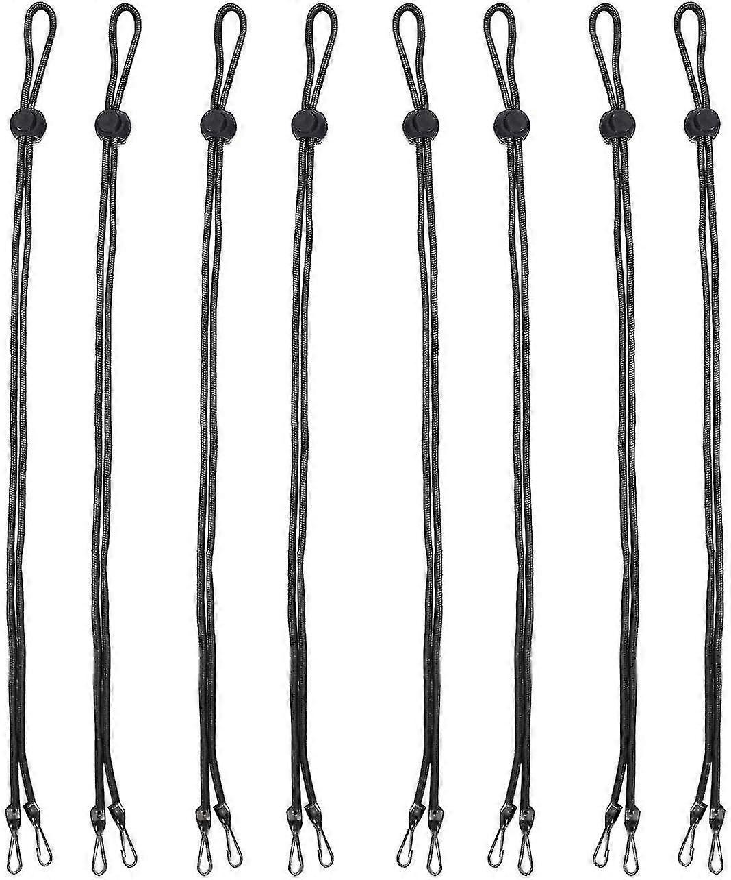 8 Pack - Adjustable Length Face Mask Lanyard