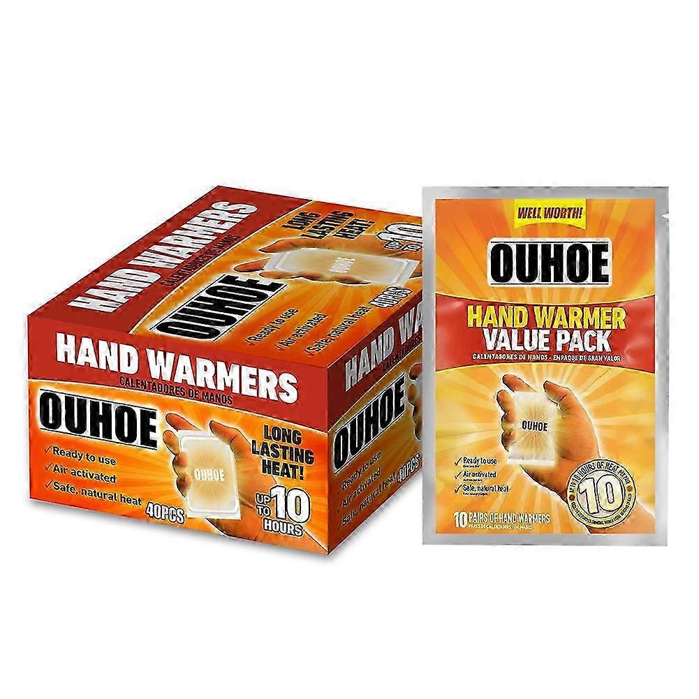 10-40pcs Hand Warmer Self-heating Cold-proof Warm Abdomen And Body Warmer Long Lasting Disposable Winter Heating Warm Paste Pads