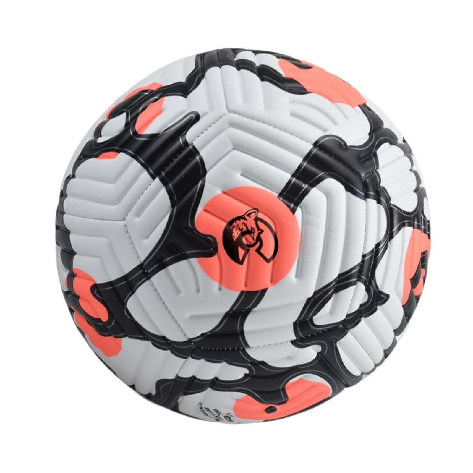 Soccer Ball Size 5 Portable Official Match Ball for Competition Gifts Indoor Style A