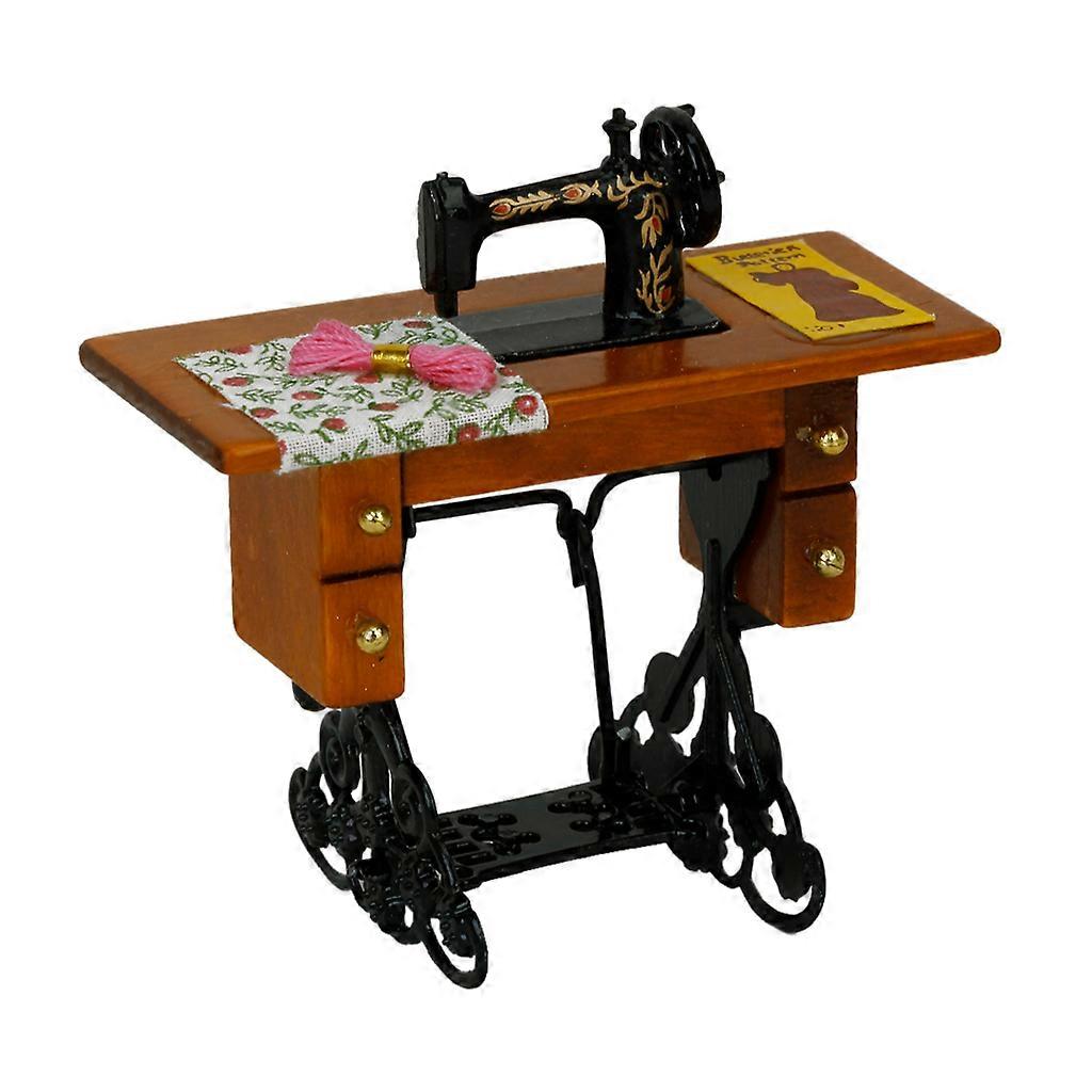 Vintage Miniature Dollhouse Sewing Machine