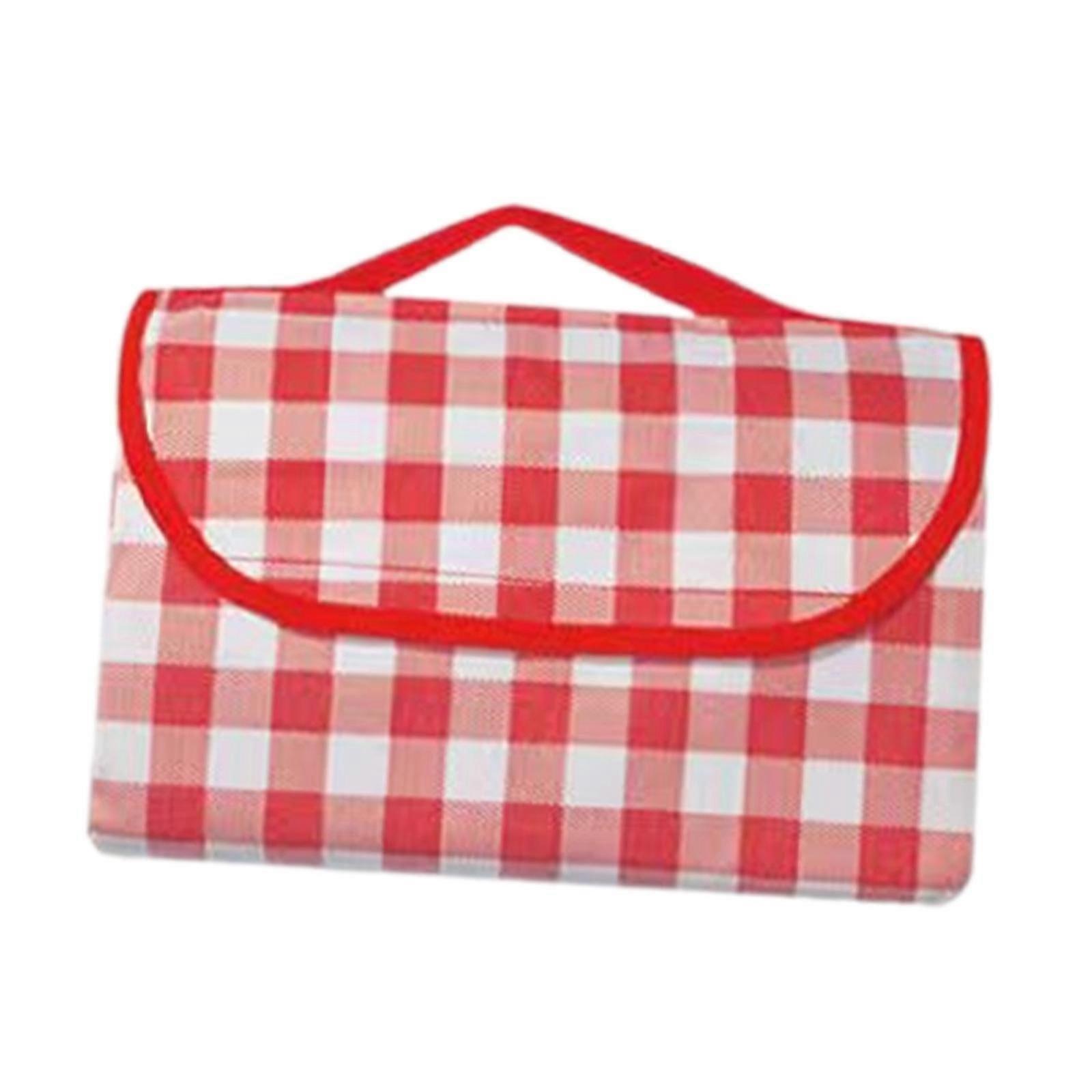 Picnic Blanket Lightweight (XL Size) 200cmx200cm for Park Spring Backpacking Red