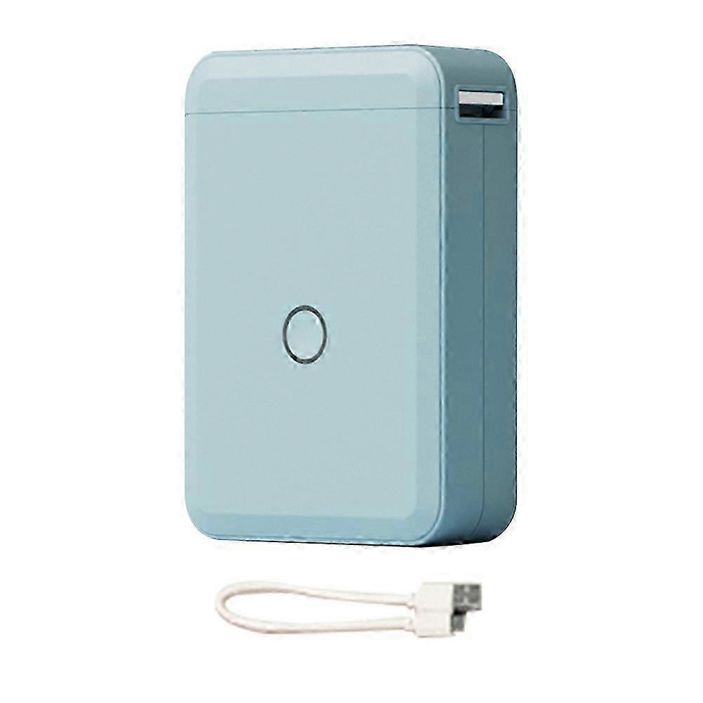 D110 Label Maker Machine with Tape Wireless Mini Portable Printe Small Label Printer for Stickers Pocket Labeling Green