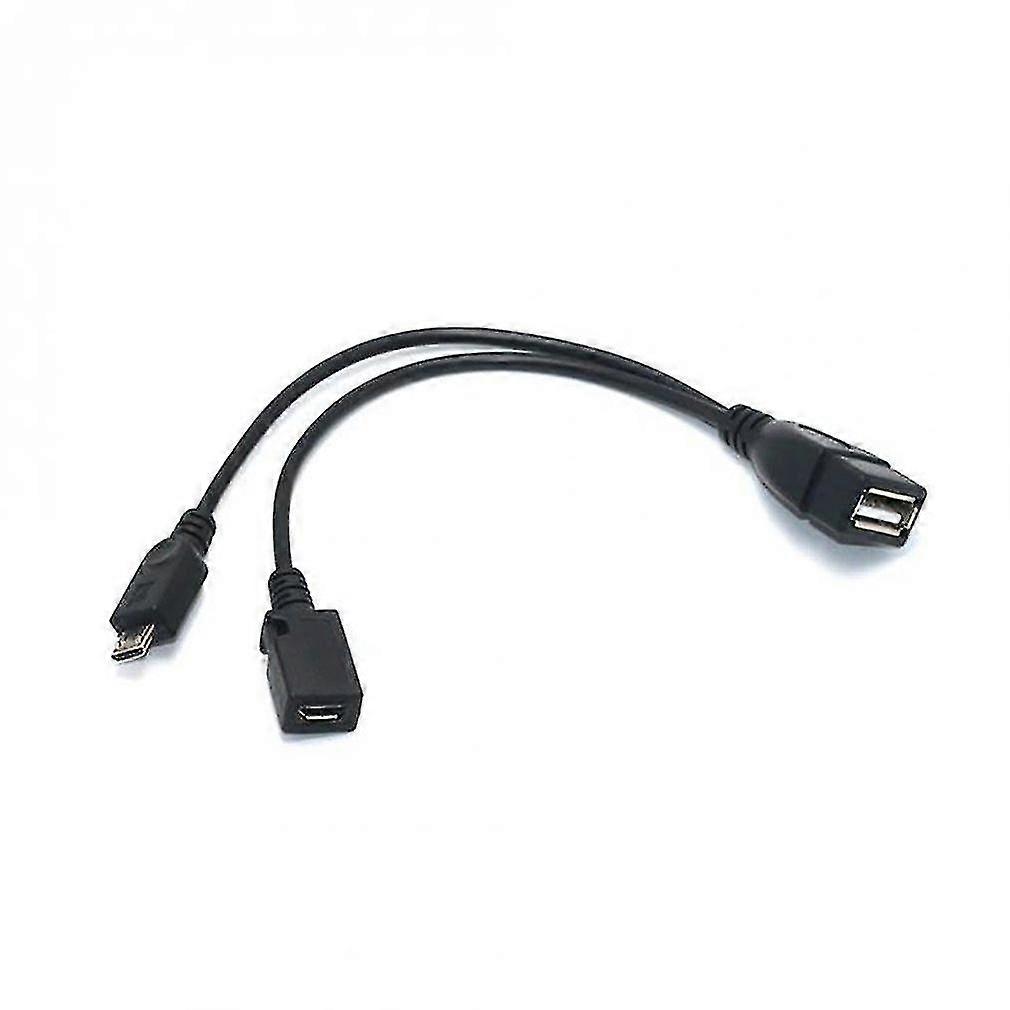 1 w 2 Otg Micro Usb Host Power Y Splitter Adapter USB do Mirco 5-pinowy męski żeński Trwały Micro USB Otg