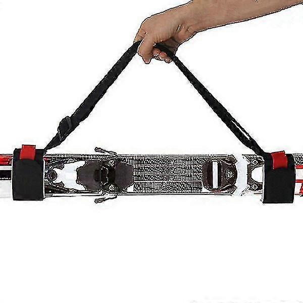 厚いスキーラッシュストラップスキーキャリアショルダーダブルボードハンドルバインディングベルトスキーストラップ