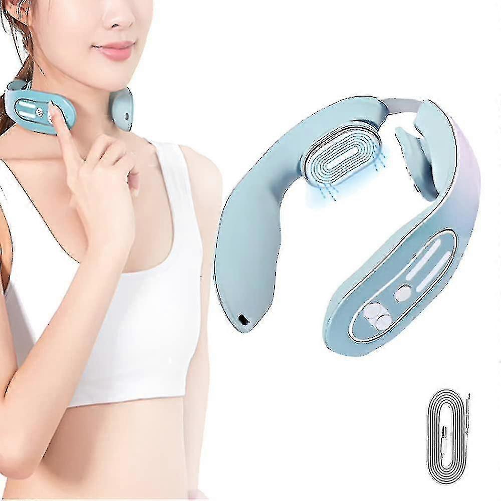 Ems Neck Acupoints Lymphvity Massager Device