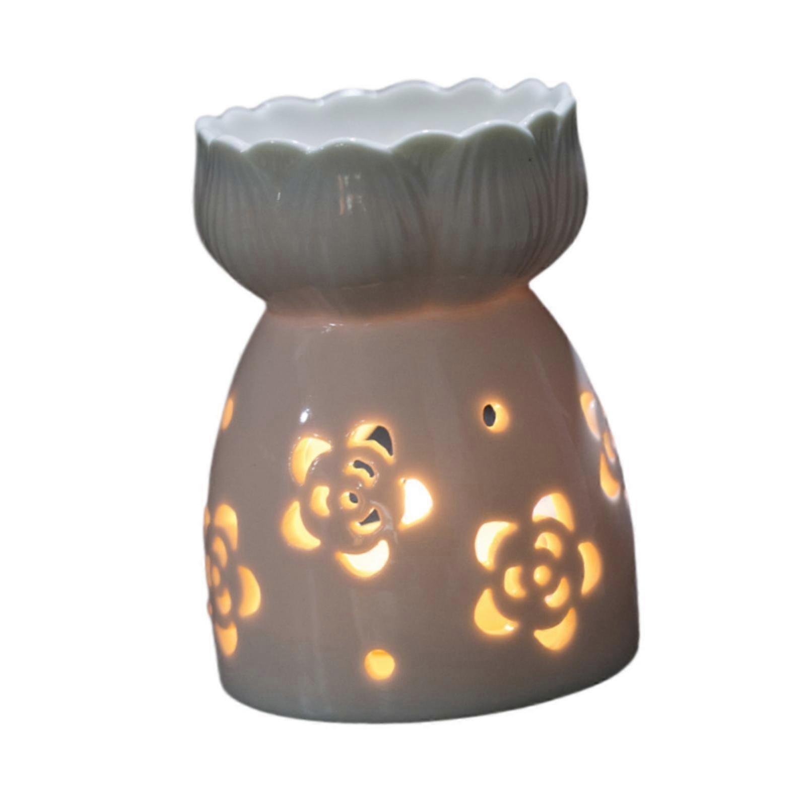 Essential Oil Burner Decorative Aroma Burner for Home Table Centerpiece Style A