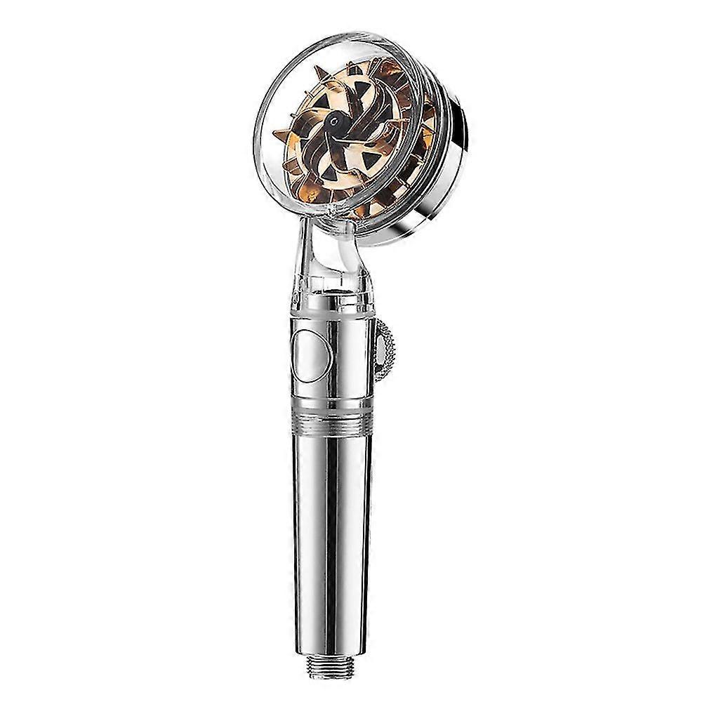 Propeller Driven Handheld Shower High Pressure Shower Turbocharged Shower with Hose and Shower Arm