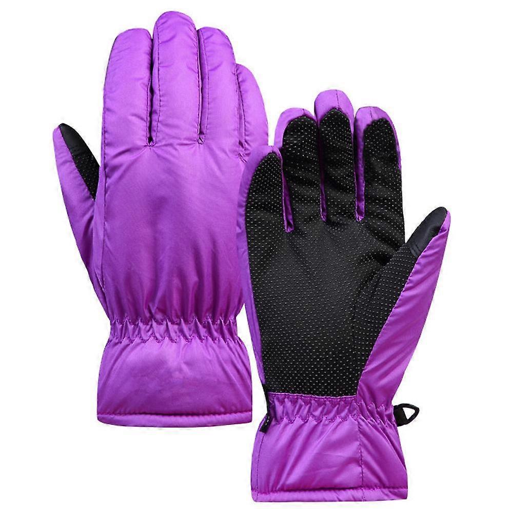 防風暖かい手袋メンズ冬のフリース屋外乗馬電動バイク手袋