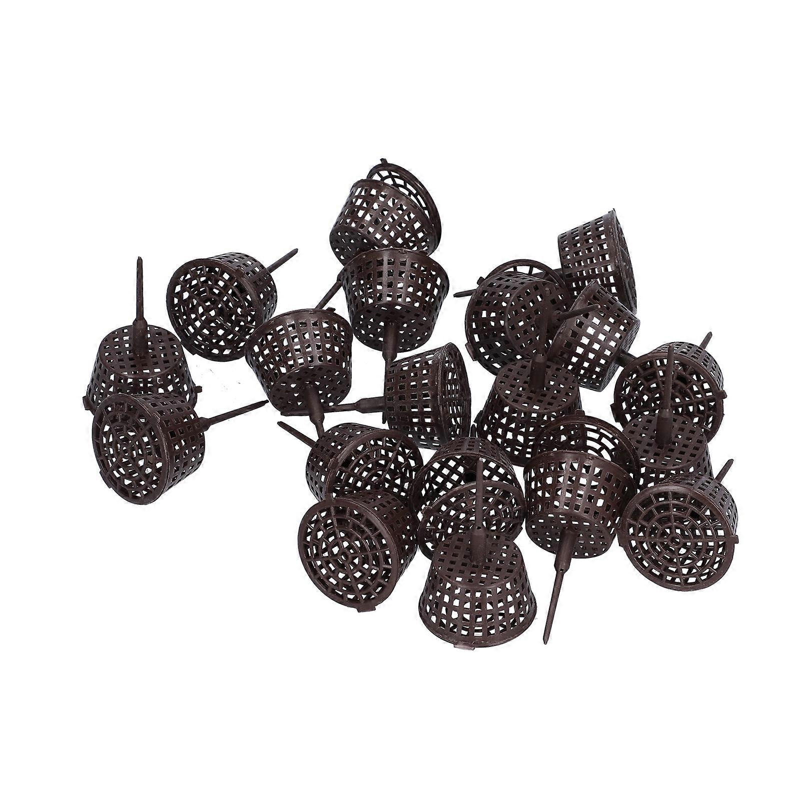 Durable Plastic Bonsai Fertilizer Box with Lid - 20PCS Mesh Baskets for Planting and Fertilization