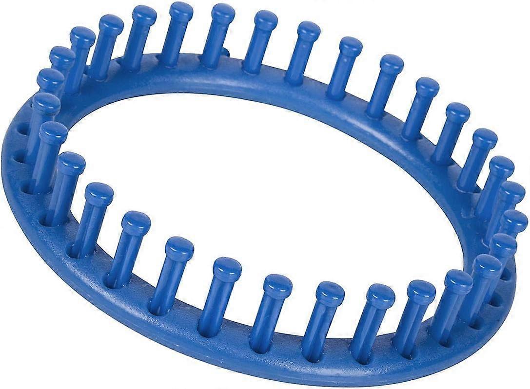 Strikkevevstoler Blå Rund Form Hatt Klær Vevd Artefakt Verktøy - Perfekt for Strikking Vevstoler