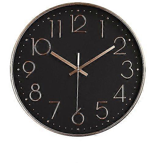 Plastic Mute Wall Clock Creative Three-dimensional Digital Scale Wall Clock