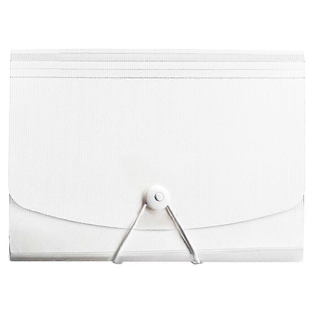Expanding File With Flap And Cord Closure, Big Capacity File Folder