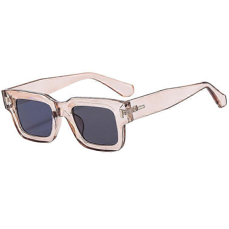 Sunglasses retro square frame versatile square rivet glasses multi-color sunglasses A10