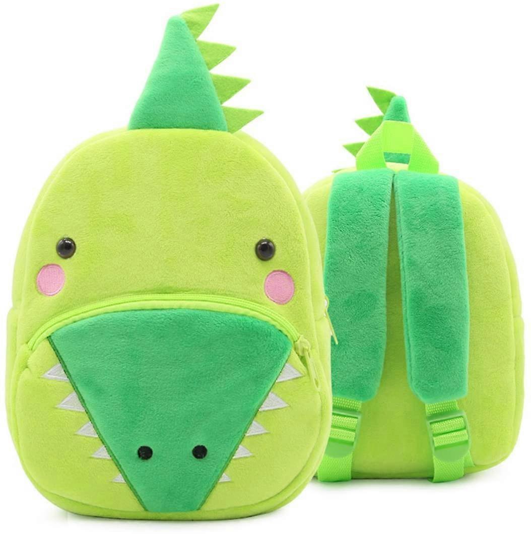 Crocodile Fish Children Preschool Plush Backpack