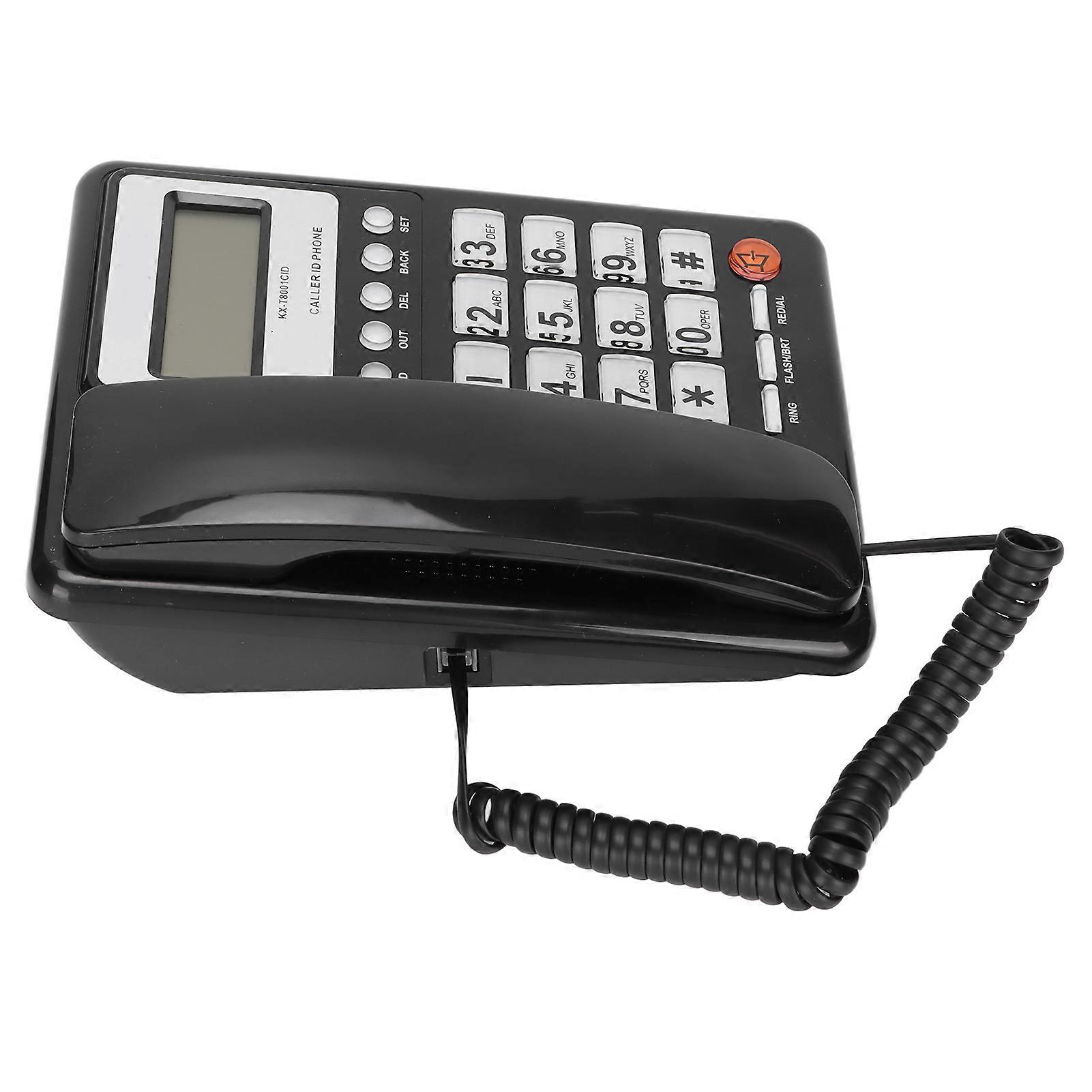 KX-T8001CID هاتف سلكي مع معرف المتصل عرض التحكم في مستوى الصوت استخدام مكتب الفندق