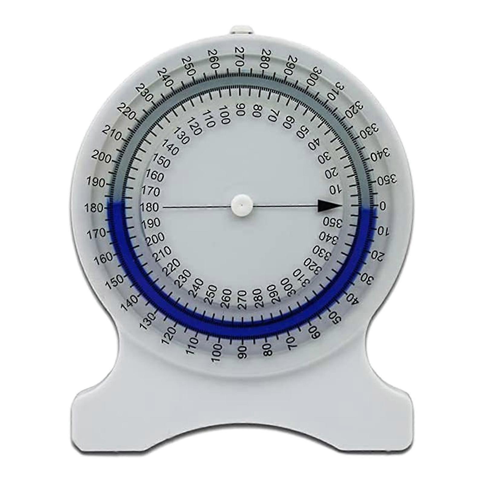 Leak Free Bubble Inclinometer - Complete Range Of Motion Measuring Tool - Portable Angle Instrument Level