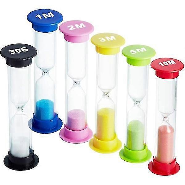 6 pieces hourglass 30 sec / 1 minute / 2 minutes / 3 minutes / 5 M
