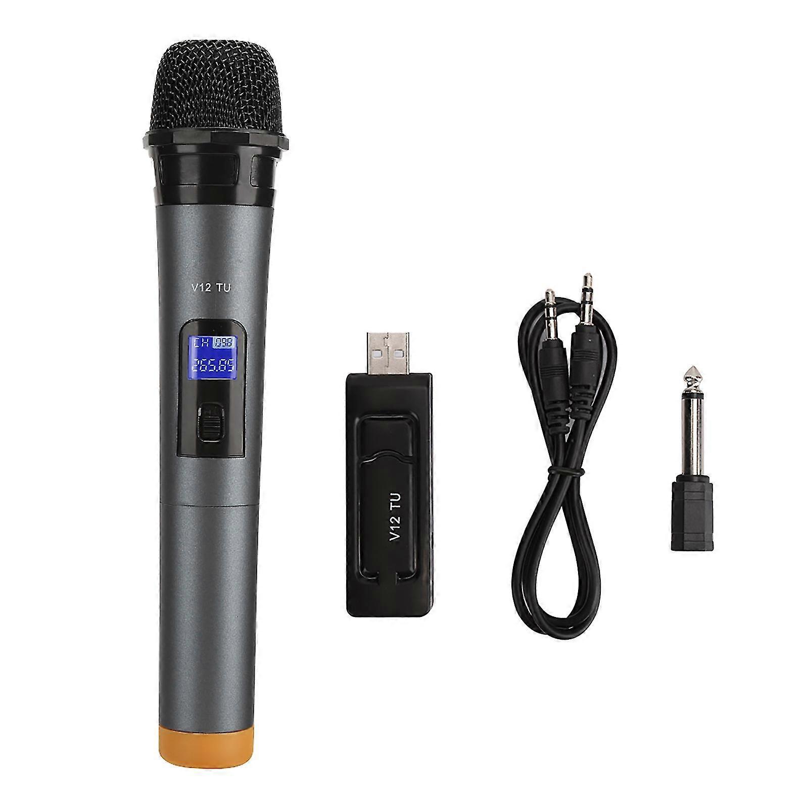 Wireless Mic,Wireless Microphone Handheld Mic Professional Wireless Mic Microphone Superior Craftsmanship