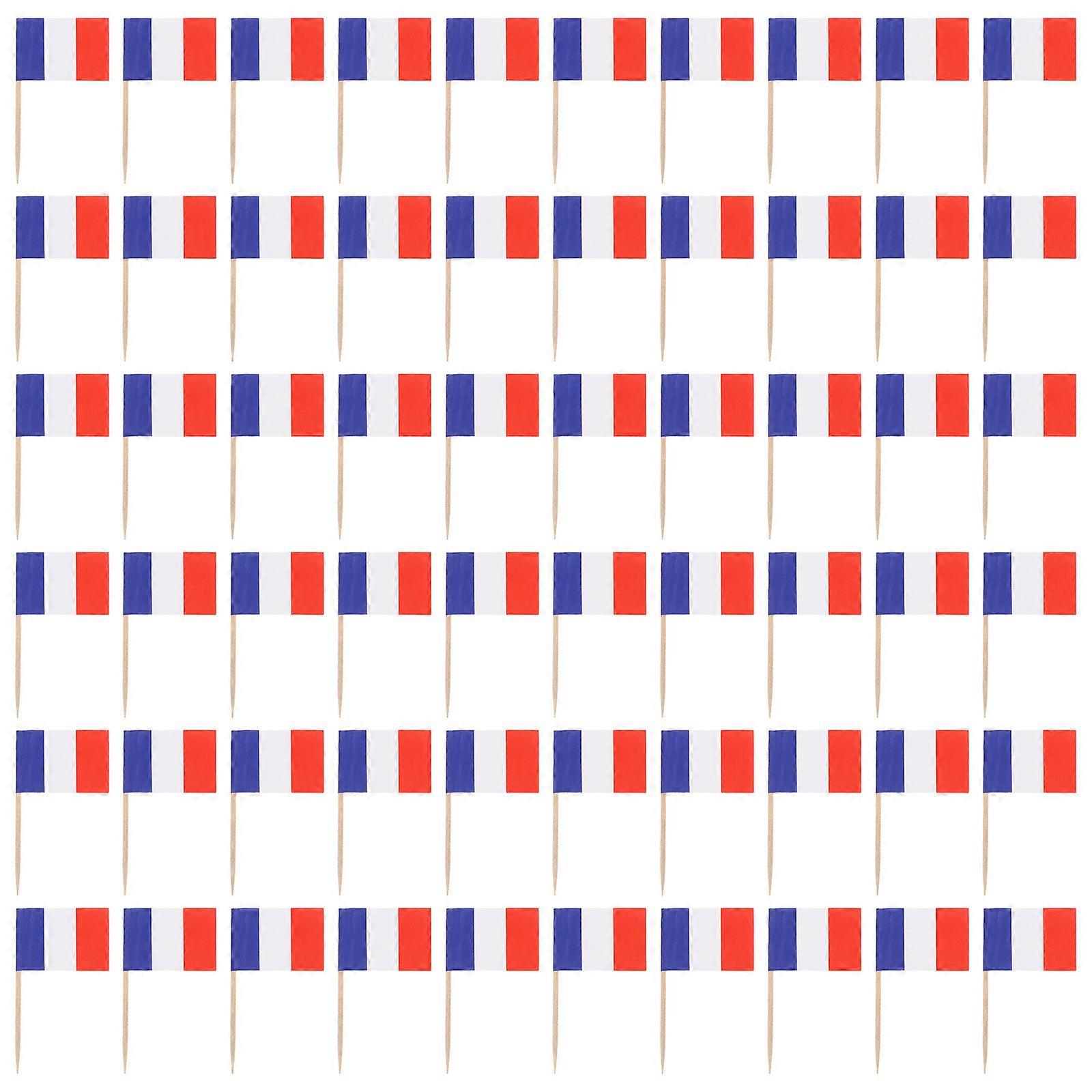 100 قطع العلم المسواك الأعلام كب كيك توبرز كعكة توبر زينة حزب اللوازم