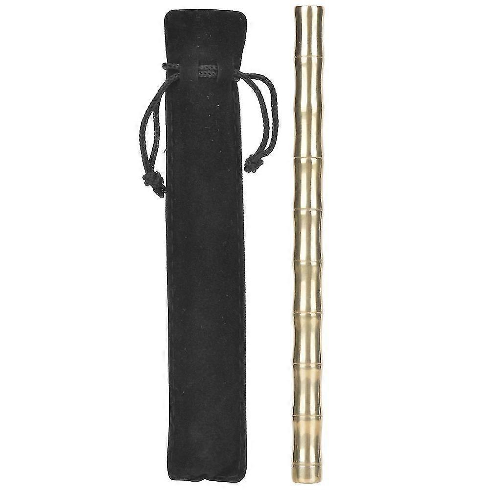 Bamboo Pattern Brass Ballpoint Pen - Multi-Functional Business Signature Writing Pen
