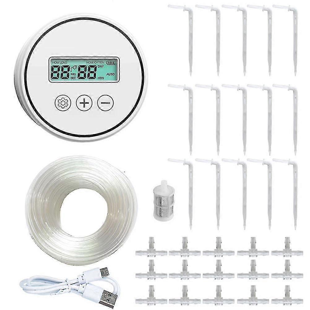 15 Potted Plants Automatic Watering Timer with Remotely Controlled Intelligent Timer Controller