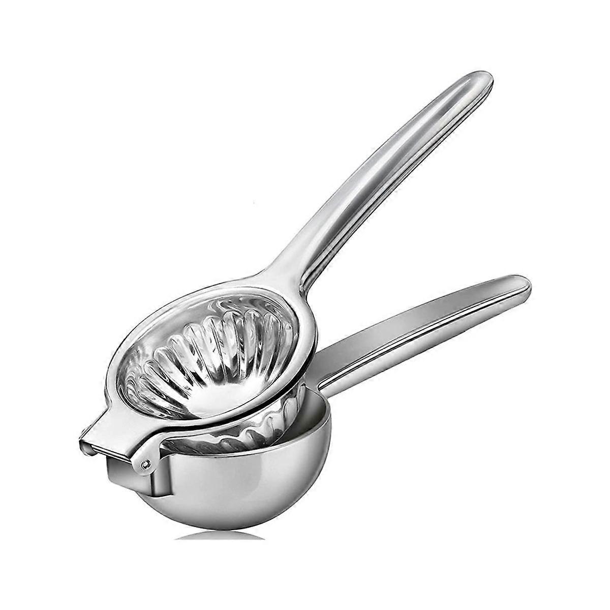 Lemon Squeezer, - Stainless Steel Extra Manual Lemon Juicer Squeezer with Solid Metal